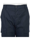 Technical Panama Ergonomic Cargo Straight Pants Navy - CP COMPANY - BALAAN 6