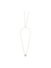 Dextera Circle Pendant Necklace Rose Gold - SWAROVSKI - BALAAN 3