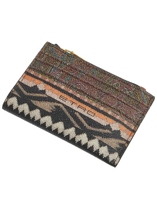 Twister Card Wallet Brown - ETRO - BALAAN 5