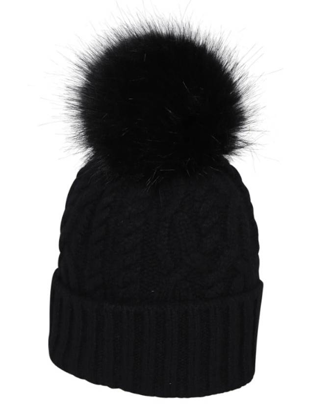 Patch Logo Beanie Black - MONCLER - BALAAN 3