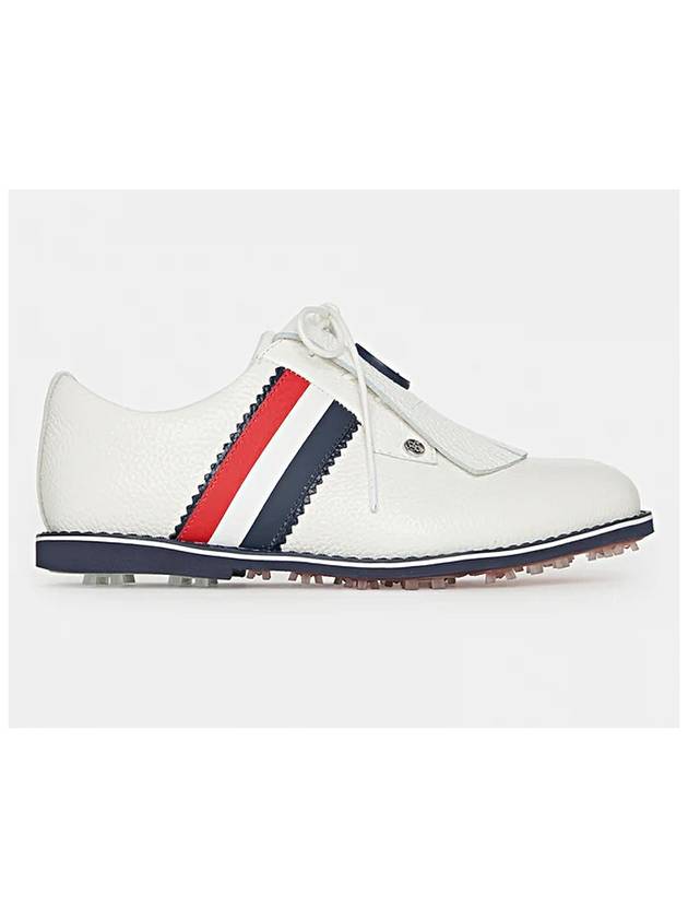 Kiltie Gallivanter Striped Spike Shoes Snow - G/FORE - BALAAN 4