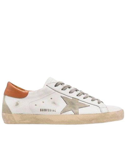 Superstar Brown Tab Sneakers White - GOLDEN GOOSE - BALAAN 2