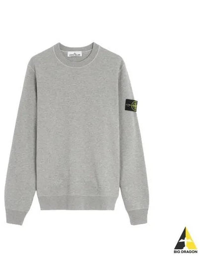 Wappen Patch Crew Neck Sweatshirt Grey - STONE ISLAND - BALAAN 2