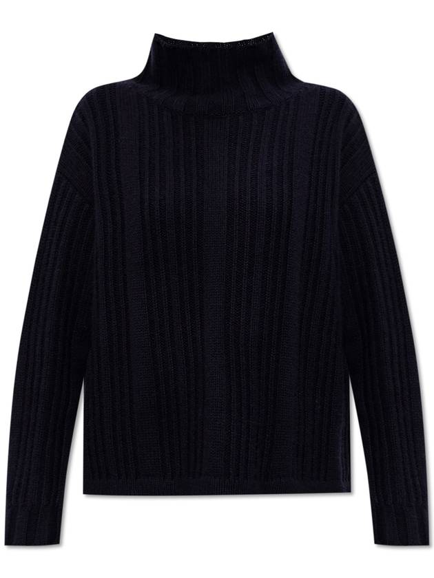 Max Mara Wool Turtleneck Vitalba, Women's, Navy Blue - MAX MARA - BALAAN 1