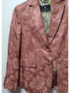 Floral acetate linen blazer jacket - ETRO - BALAAN 4