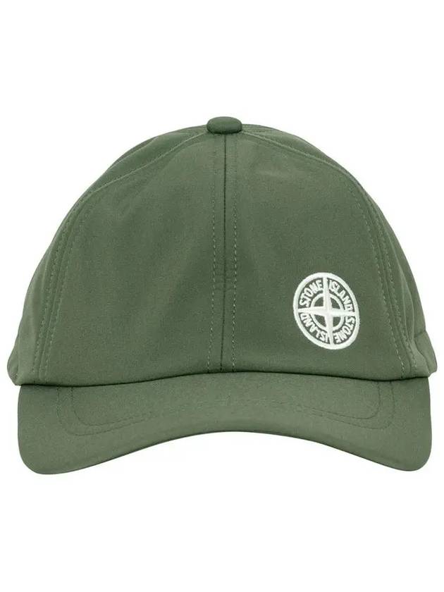 Embroidered Logo Ball Cap Olive - STONE ISLAND - BALAAN 4