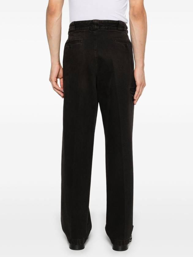 Men's Relaxed Fit Jeans Brown - PRADA - BALAAN 3