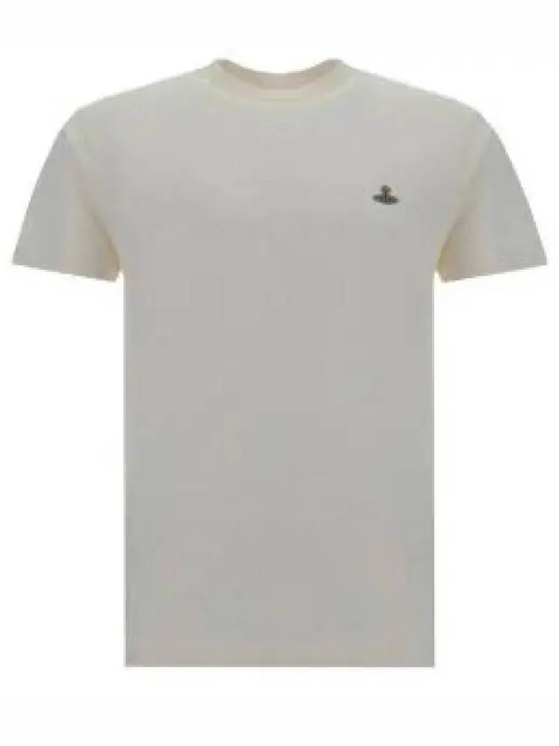 Classic ORB Short Sleeve T Shirt White 3G010013J001MGOA407 1318025 - VIVIENNE WESTWOOD - BALAAN 1