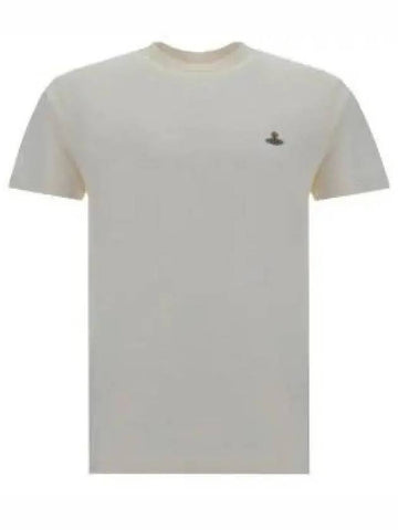 Classic ORB Short Sleeve T Shirt White 3G010013J001MGOA407 1318025 - VIVIENNE WESTWOOD - BALAAN 1