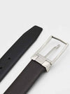 Gancini Reversible Adjustable Leather Belt Dark Brown - SALVATORE FERRAGAMO - BALAAN 6