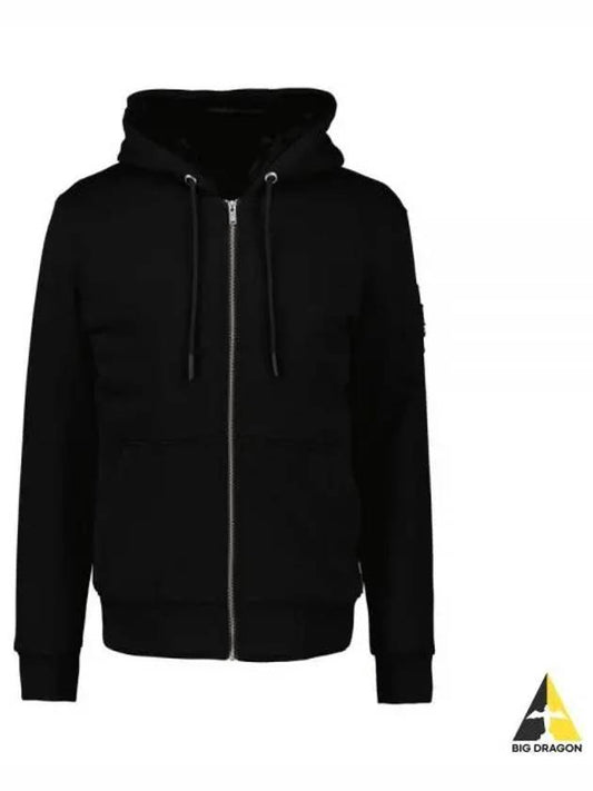 Classic Bunny Zip Up Hoodie Black Lining Black - MOOSE KNUCKLES - BALAAN 2