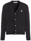 Fox Head Patch Classic Cardigan Anthracite - MAISON KITSUNE - BALAAN 2