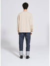 women's line color scheme sweatshirt beige - MOTH - BALAAN 4