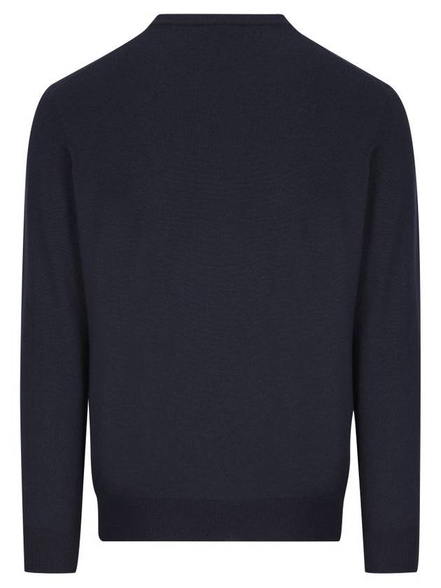 Men's Super Light Crew Neck Knit Top Navy - LORO PIANA - BALAAN 3