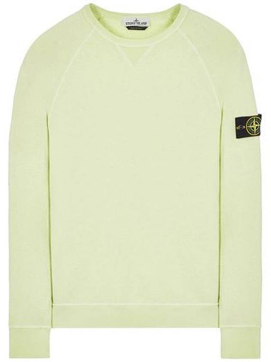 OLD Treatment Wappen Patch Crew Neck Sweatshirt Light Green - STONE ISLAND - BALAAN 2