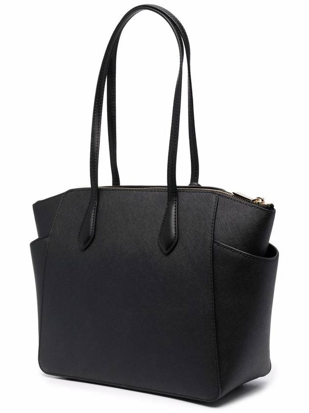 Marilyn Saffiano Medium Tote Bag Black - MICHAEL KORS - BALAAN 6