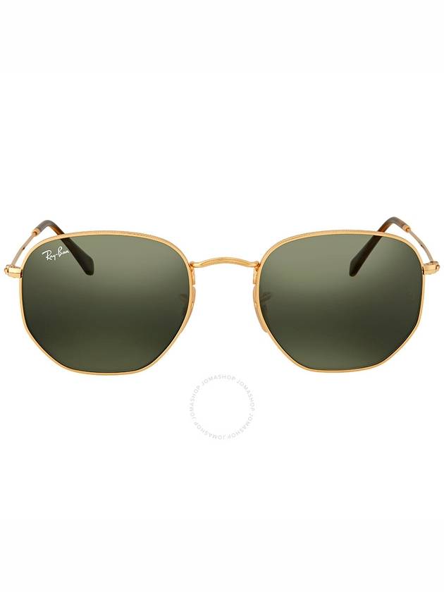 Ray Ban Hexagonal Flat Lenses Green Classic G-15 Unisex Sunglasses RB3548N 001 54 - RAY-BAN - BALAAN 2