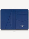 Men's Pocket Organizer Card Wallet Blue - LOUIS VUITTON - BALAAN 4