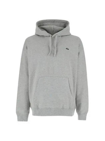 S Rob Doval PJ Oval D Patch Hoodie Grey - DIESEL - BALAAN 2