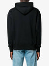 Box Logo Print Cotton Hoodie Black - MSGM - BALAAN 5