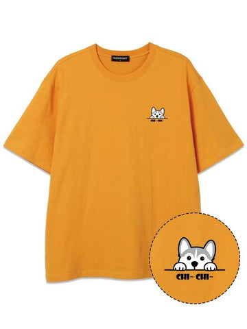 CHI CHI Overfit Short Sleeve TShirt VNDTS243 Yellow - VANN WORKS - BALAAN 1