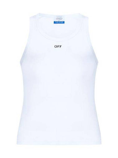 OFF-WHITE OFF STAMP RIB TANKTOP - OFF WHITE - BALAAN 1