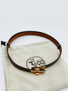 Kelly 18 Belt Epsom Rose Gold Etoupe Brown - HERMES - BALAAN 3