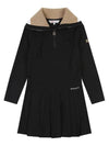 knit sailor collar pleated dress OF3003LBBLACK - ONOFF - BALAAN 2