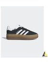 Gazelle Bold Low Top Sneakers Core Black Cloud White - ADIDAS - BALAAN 2