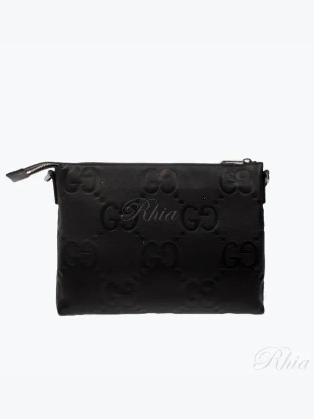 Jumbo GG Medium Messenger Bag Black - GUCCI - BALAAN 2