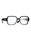 Eyewear CC Logo in Heart Square Eyeglasses Black - CHANEL - BALAAN 1