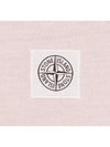 Organic Cotton Short Sleeve T-Shirt Pink - STONE ISLAND - BALAAN 7