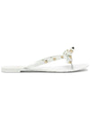 Rubber Rockstud Flip Flops White - VALENTINO - BALAAN 3