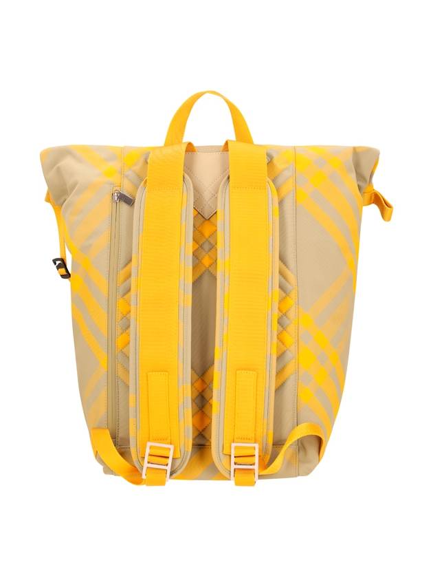 Check Backpack Beige - BURBERRY - BALAAN 4