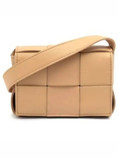 Intrecciato Cassette Small Cross Bag Almond - BOTTEGA VENETA - BALAAN 2