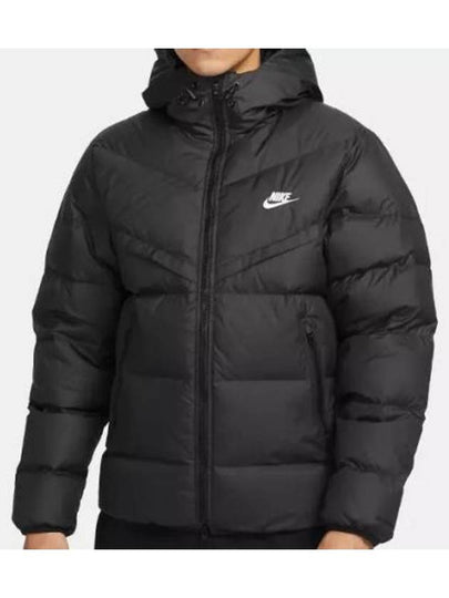 Storm Fit Wind Runner Hooded Padding Black - NIKE - BALAAN 2