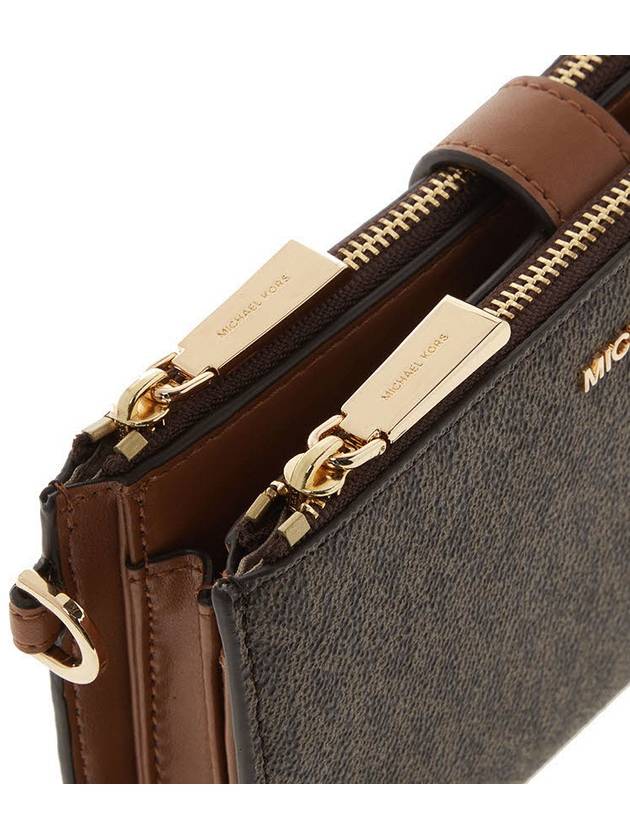 Jet Set Canvas Long Wallet Brown - MICHAEL KORS - BALAAN 8