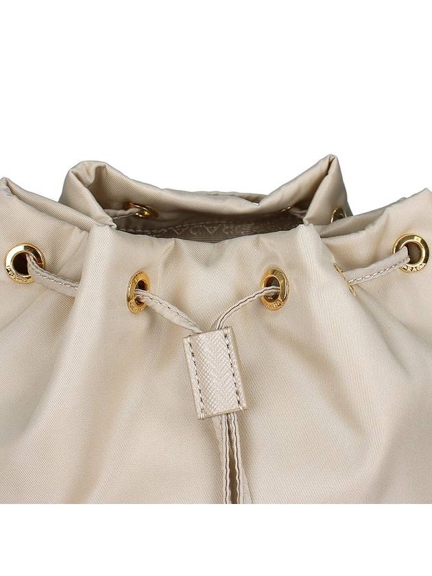 Duet Re-Nylon Bucket Bag Desert Beige - PRADA - BALAAN 9