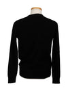 Star Patch Slim Fit Knit Top Black - GIVENCHY - BALAAN 4