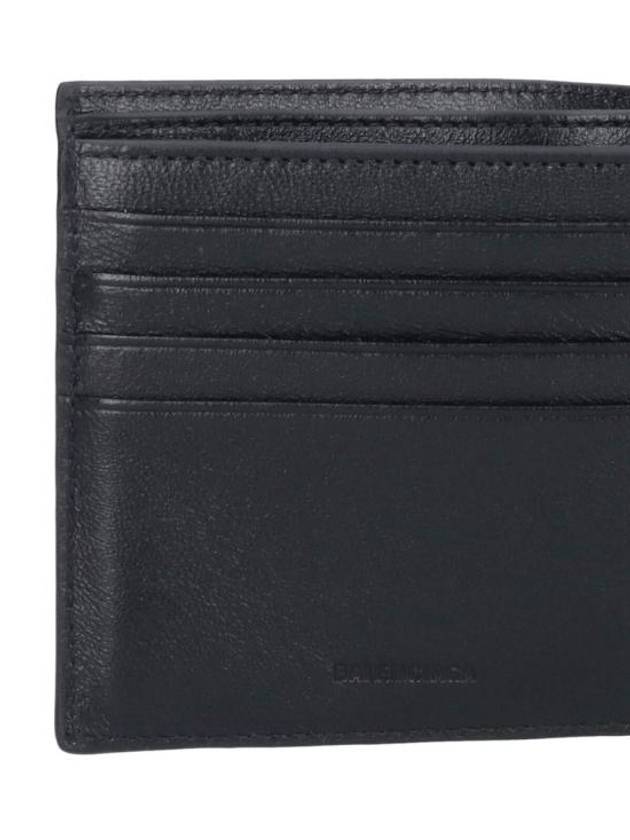 Wave Logo Half Wallet Black - BALENCIAGA - BALAAN 5