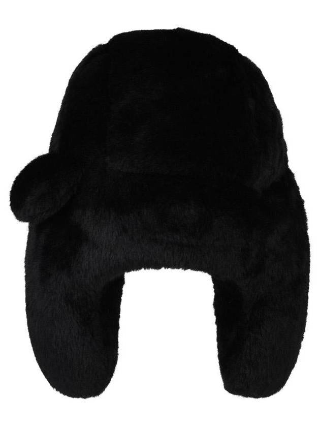 Ruslan Baginskiy 'Aviator' Black Polyester Beanie - RUSLAN BAGINSKIY - BALAAN 3