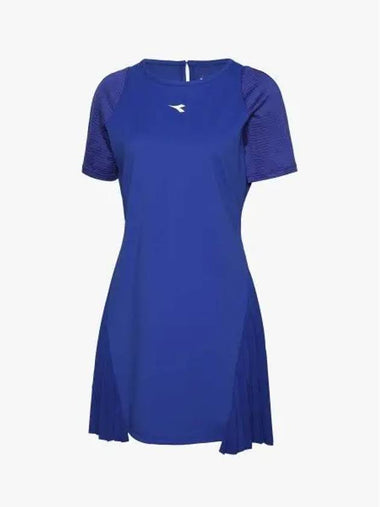 Diadora Regina short sleeve dress BLUE - DIADORA - BALAAN 1