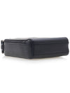 Logo Belt Leather Messenger Bag Black - KENZO - BALAAN 6