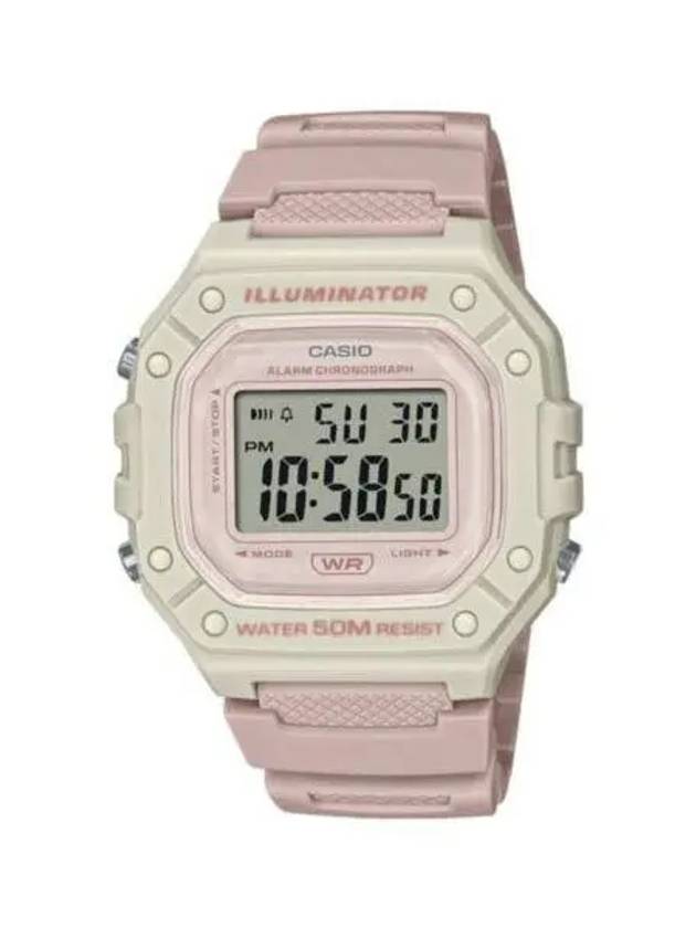 Sports Plastic Strap Digital Watch Light Pink - CASIO - BALAAN 3