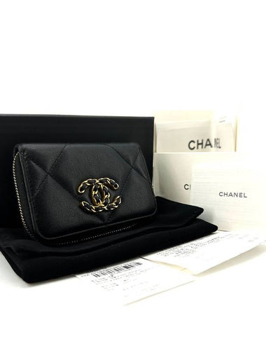 19 Zipper card wallet - CHANEL - BALAAN 1