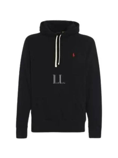 Embroidered Logo Pony Hoodie Black - POLO RALPH LAUREN - BALAAN 2