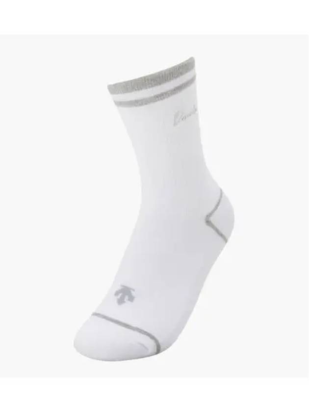 GOLF Women s Logo Medium Neck Socks DP32WFSO82 - DESCENTE - BALAAN 1