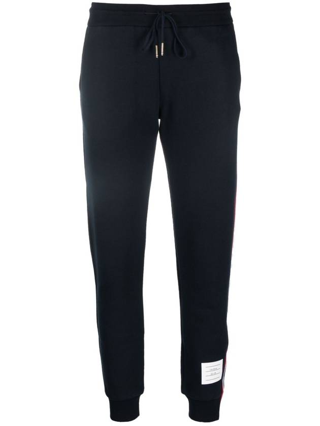 Women's Loop Back Stripe Track Pants Navy - THOM BROWNE - BALAAN 2