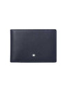 Meisterstuck Soft Grain Half Wallet Navy - MONTBLANC - 1