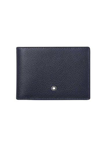 Meisterstück Soft Grain Half Wallet Navy - MONTBLANC - BALAAN 1